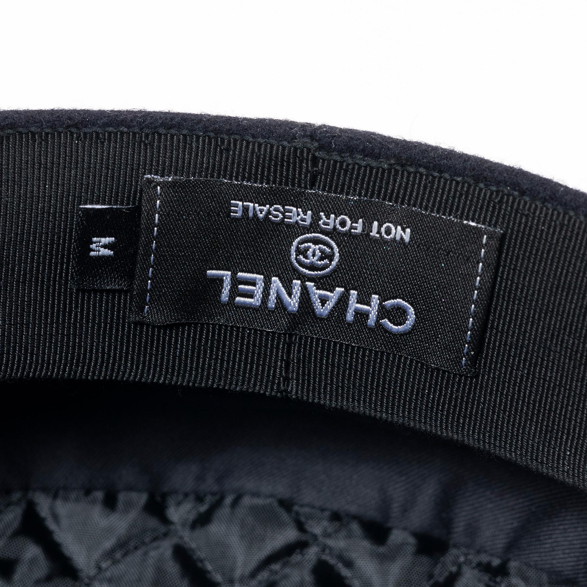 Chanel, vega cap/ship captain's cap, size M.