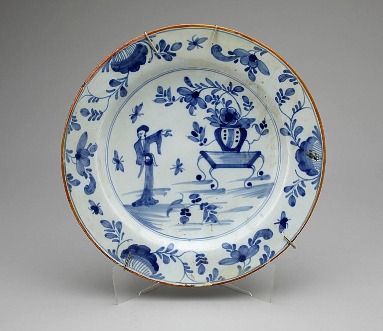 FAT, fajans, Delft, trol tidigt 1800-tal.