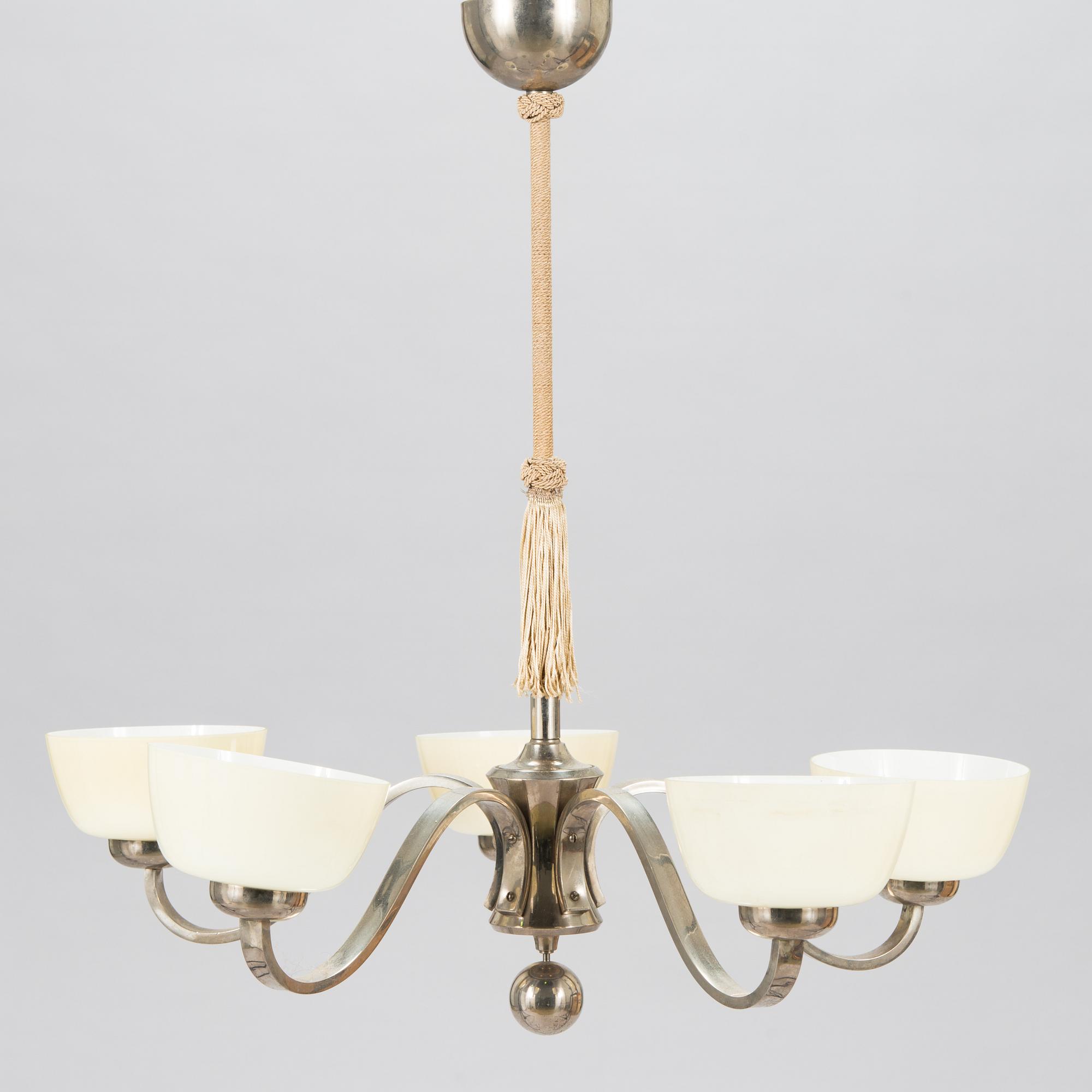 Paavo Tynell, taklampa, modell 1351, Taito 1930-tal.