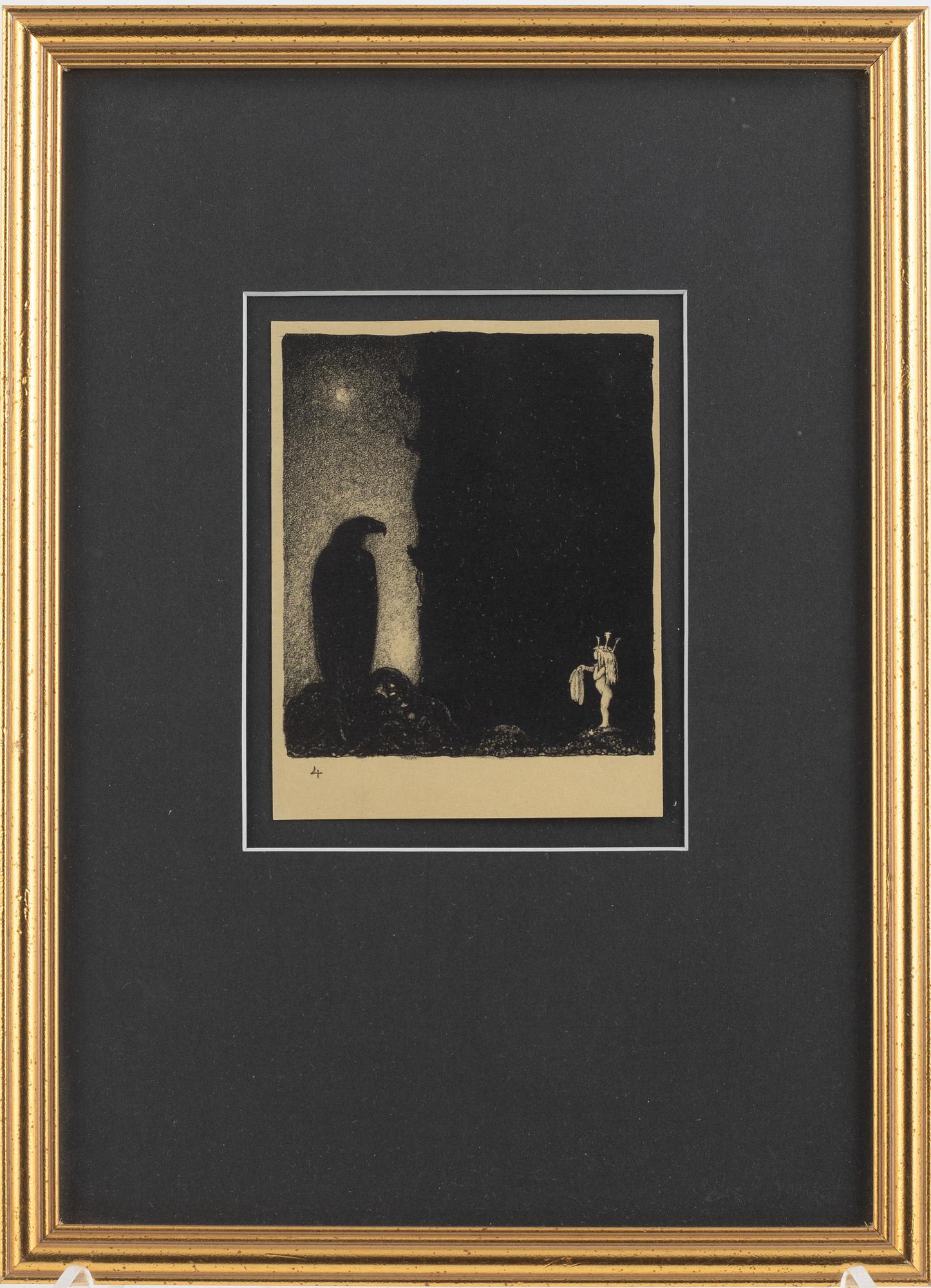 John Bauer, '-Här har du allt, som återstår af mina kläder!'.