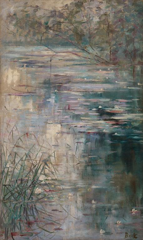 Julia Beck, River landscape, France.