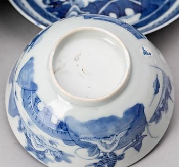 SERVIS, 87 delar, kompaniporslin, Jiaqing 1796-1820.