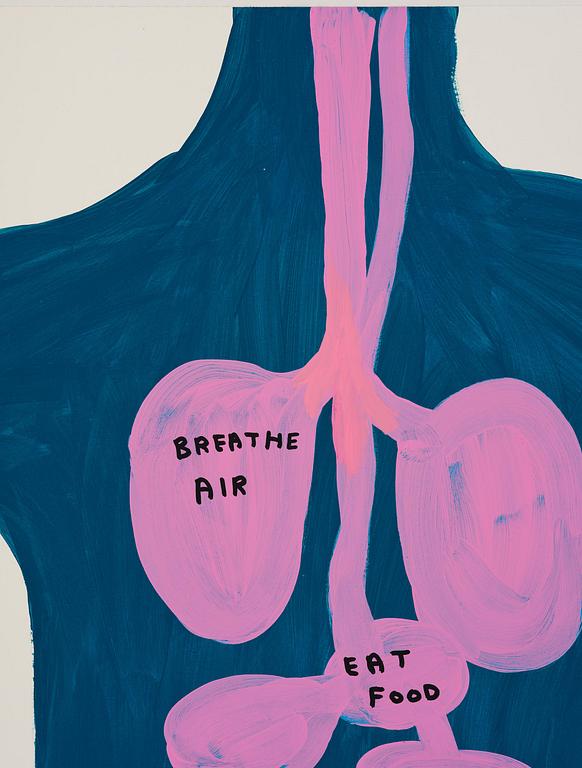 David Shrigley, "Untitled (Breathe Air)".