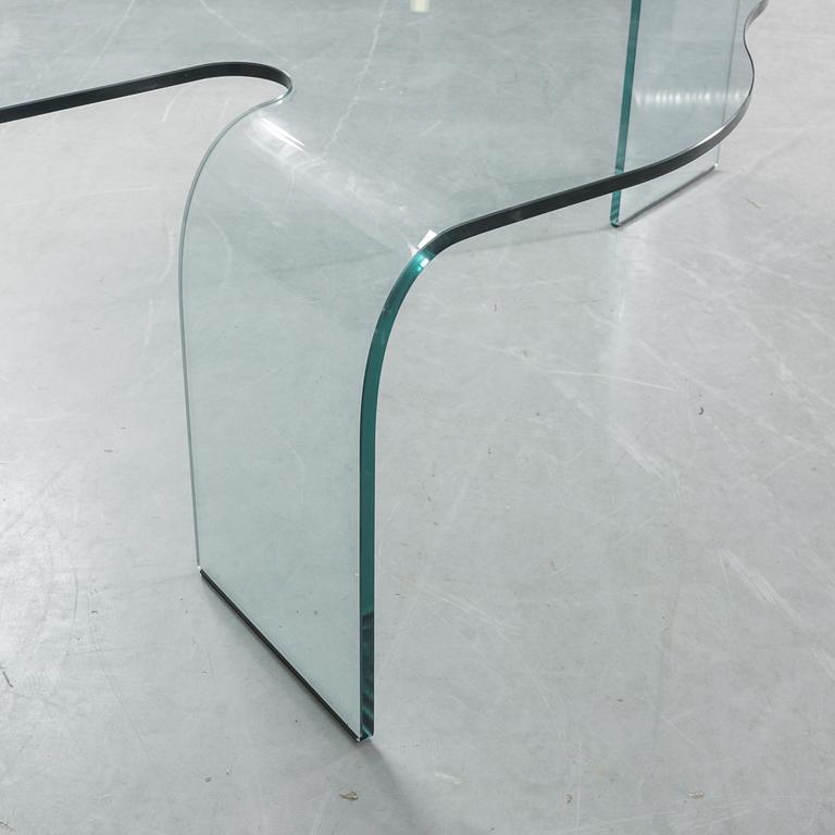 SOFFBORD, glas. "Eco", Hans von Klier, Fiam Italien. 1980-tal.
