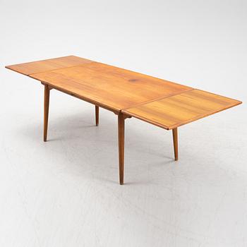Hans J Wegner, a model 'AT-312' teak veneered dining table, Andreas Tuck, Denmark.