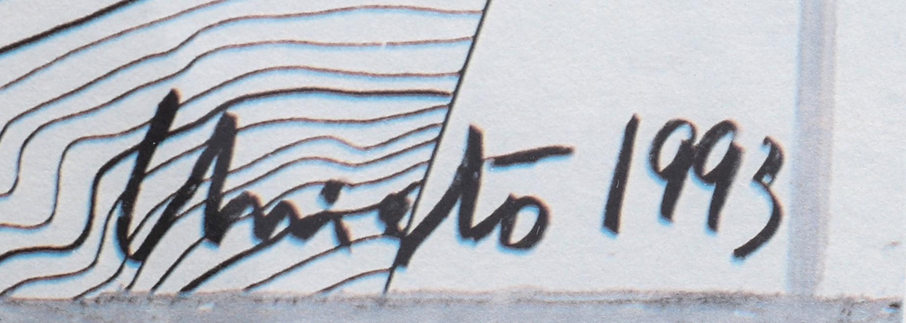 CHRISTO & JEANNE-CLAUDE, "" Over the river", offset print.