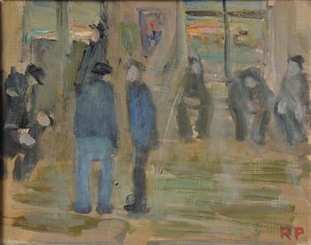 Ragnar Person, ”In the waiting room of the old railway station in Ljungby”.