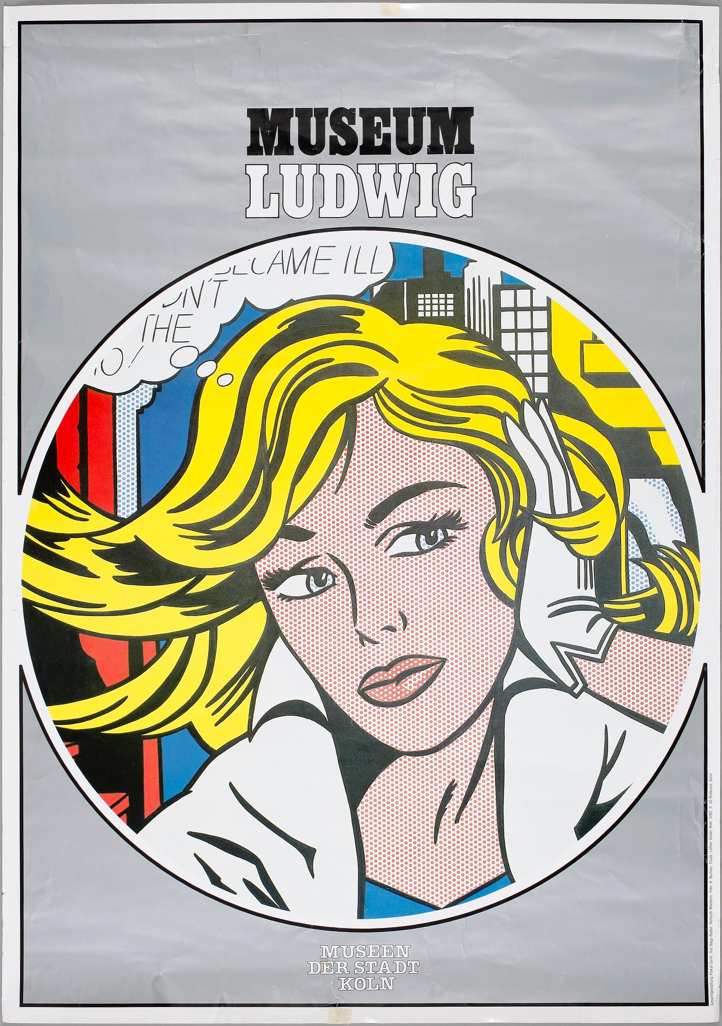 UTSTÄLLNINGSAFFISCHER, 3 st. Roy Lichtenstein, Allen Jones och Pierre Fernandez Arman, 1900-talets andra hälft.