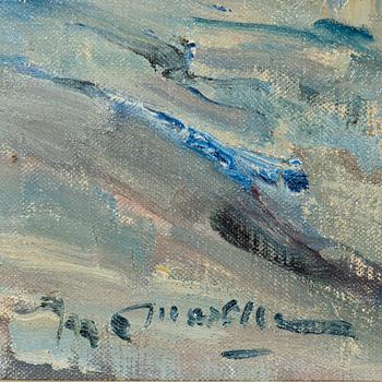 Helmer Masolle, olja på duk, signerad.