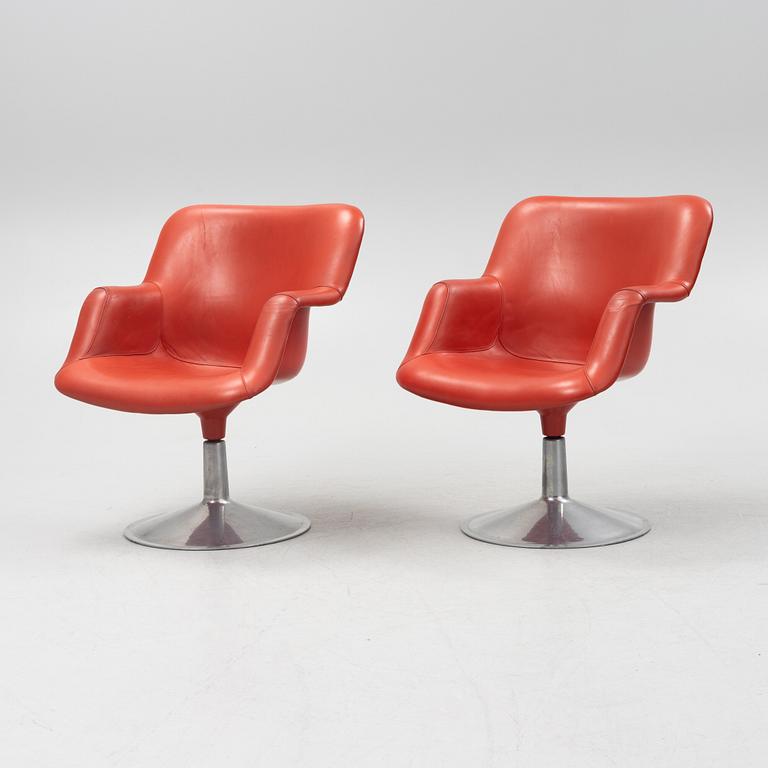 Yrjö Kukkapuro, fåtöljer, ett par, "Junior", Haimi, Finland, 1960/70-tal.