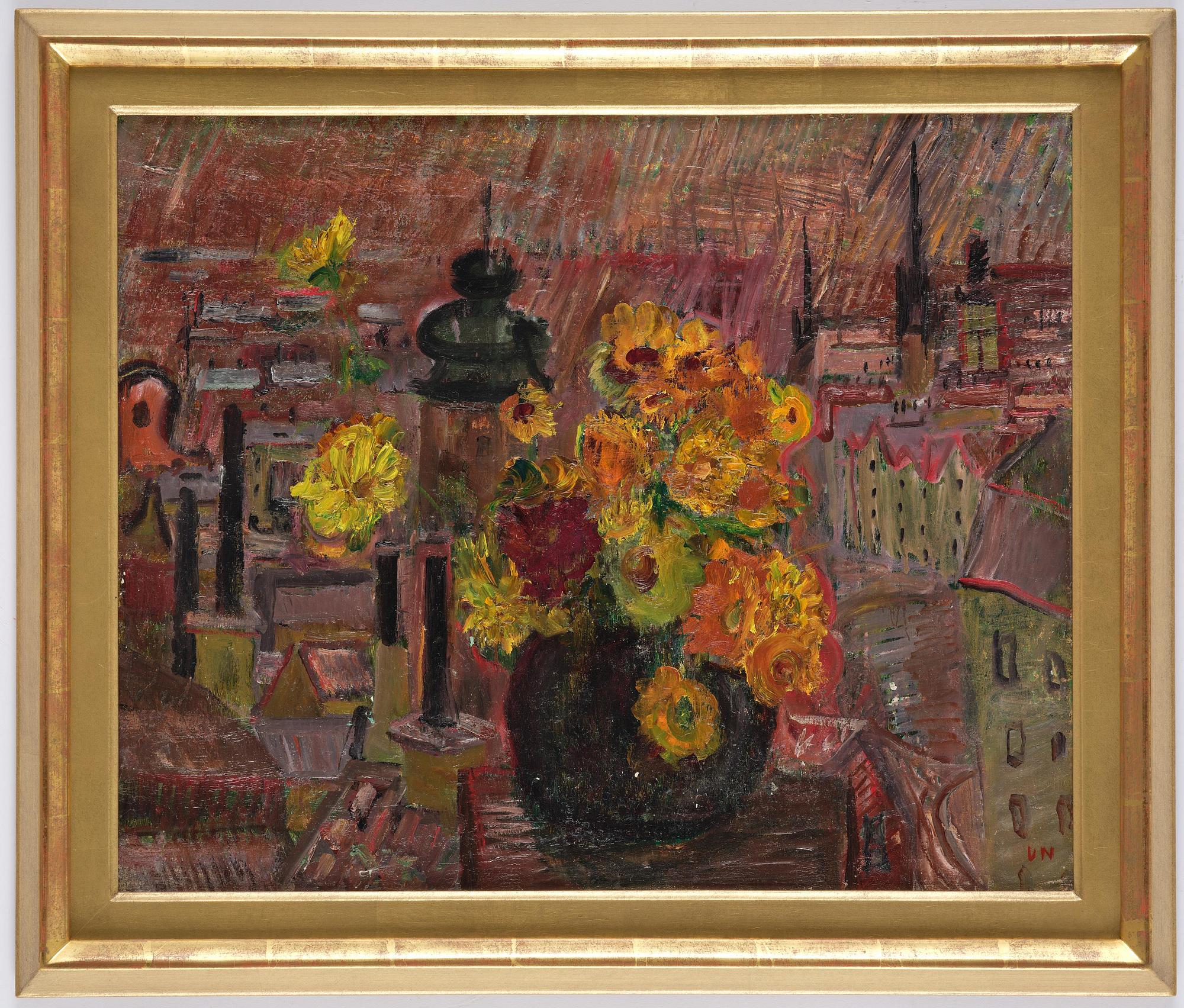 Vera Nilsson, "Blommor i fönstret".