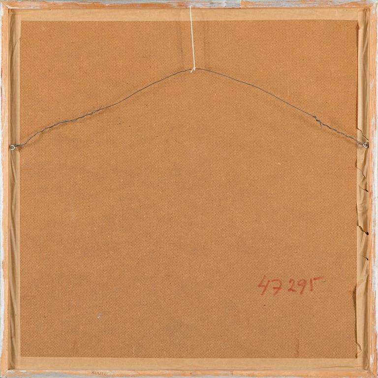 Max Salmi, olja på pannå, signerad och daterad -71.