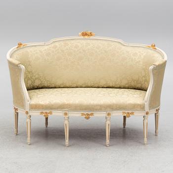 Soffa, gustaviansk stil, 18/1900-tal.