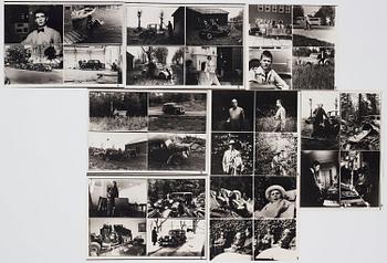 Carl Johan De Geer, photographs, five photo collages 1958-1979.