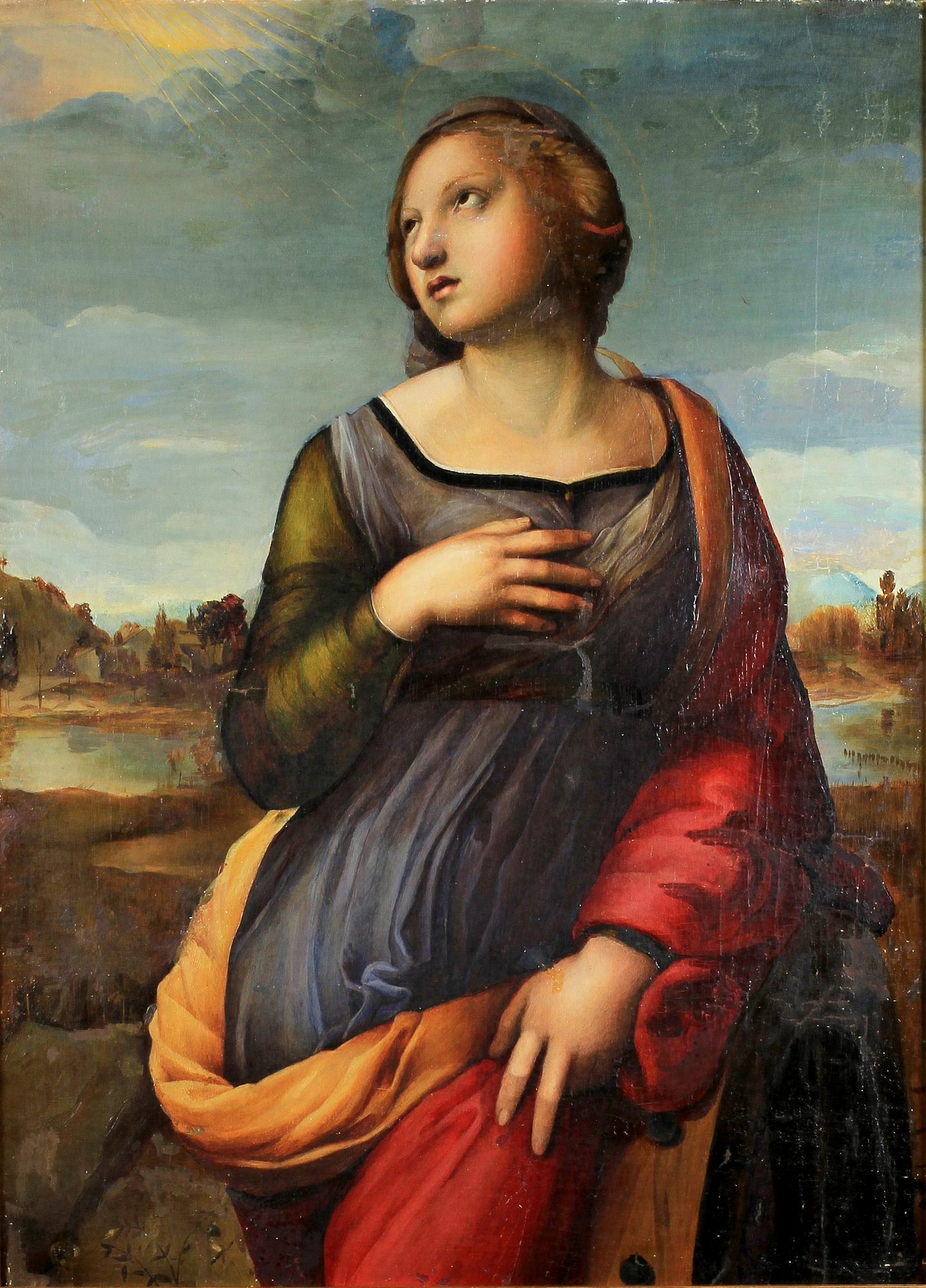 RAFAEL, efter, olja på duk, 1800-tal.