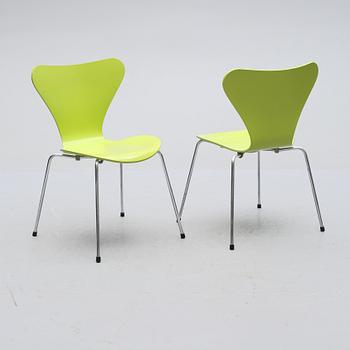 STOLAR, 6 st, "Sjuan", Arne Jacobsen, Fritz Hansen, 1991.