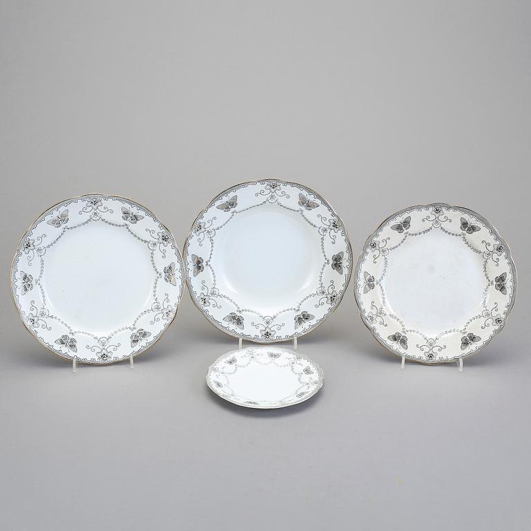 MATSERVIS, 40 delar, "Fjäril", Rörstrand, 1911-1917.