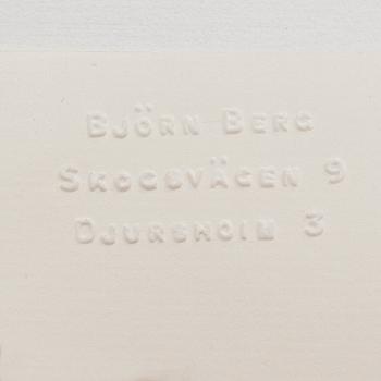 BJÖRN BERG, ink drawing from "Teskedsgumman".