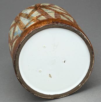 MARI SIMMULSON, vas, lergods, signerad.