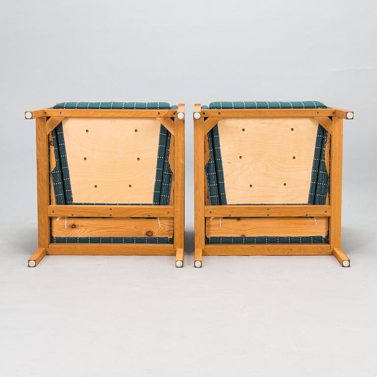 Åke Axelsson, a pair of 'Neptunus' armchairs, Galleri Stolen, Sweden.