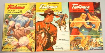 SERIETIDNINGAR, "Fantomen", (3+22). 1951-1952.