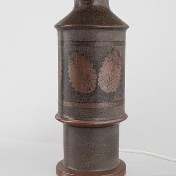 Table lamps a pair, Bruno Karlsson, Ego Stoneware Studio.