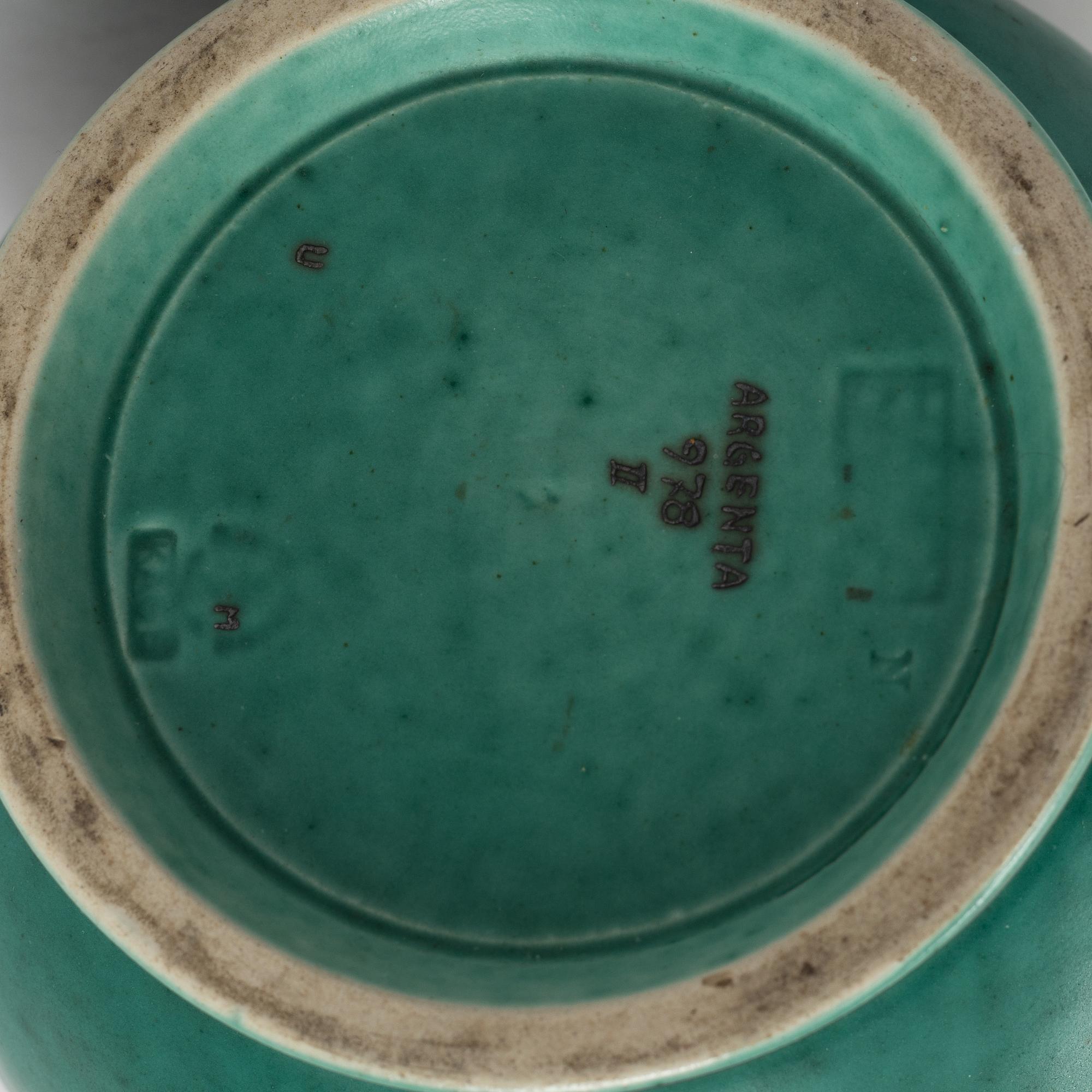 Wilhelm Kåge, an 'Argenta' vase, Gustavsberg.