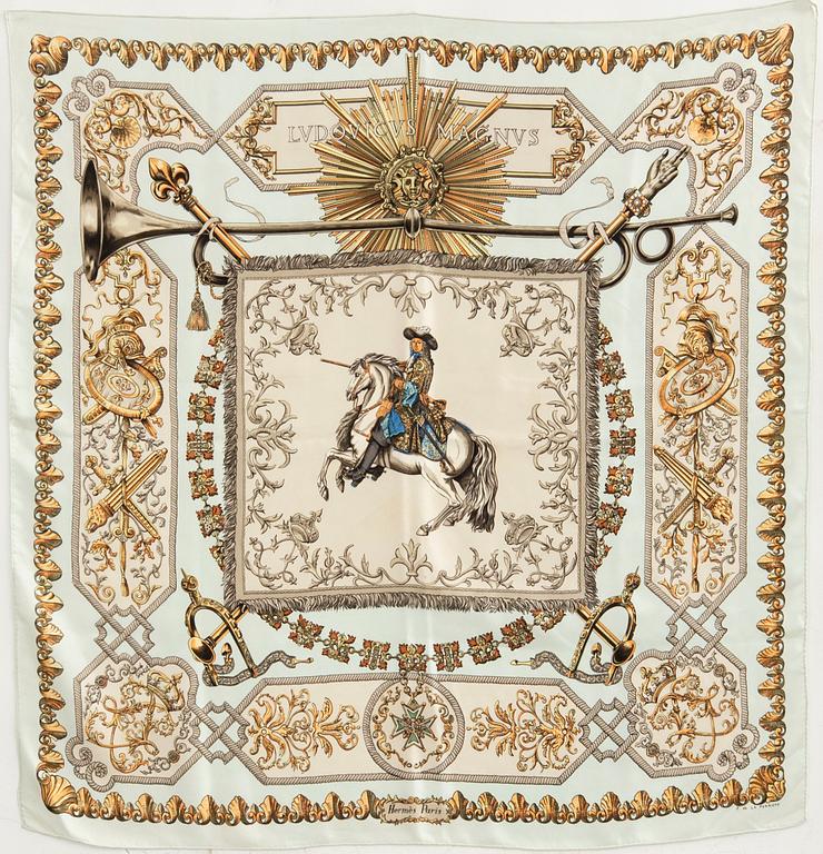 Hermès, scarf "Ludovicus Magnus".