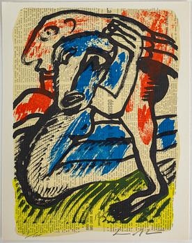 BENGT LINDSTRÖM, portfolio with 15 litographs in colour. Signed and numbered 79/100.