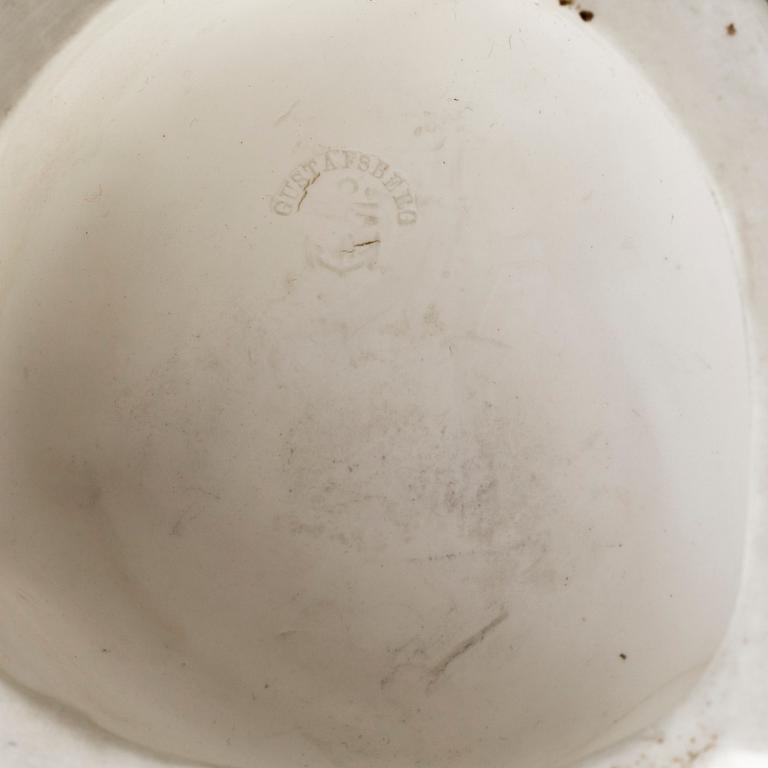 THREE PARIAN FIGURES, Gustafsberg, ca 1900.