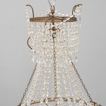 A Gustavian style chandelier, 20th Century.