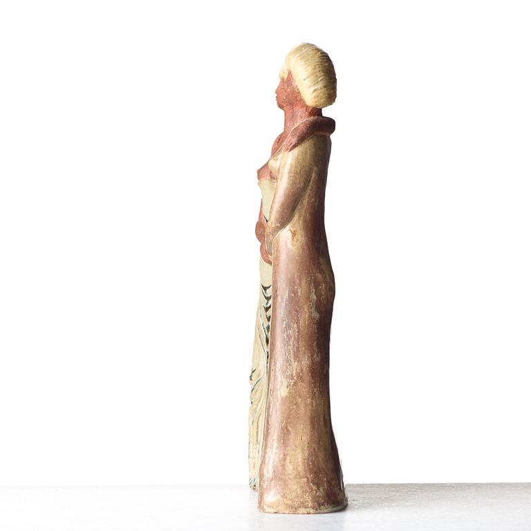 Stig Lindberg, a stoneware sculpture "The Sisters”, Gustavsberg studio, Sweden 1940's.