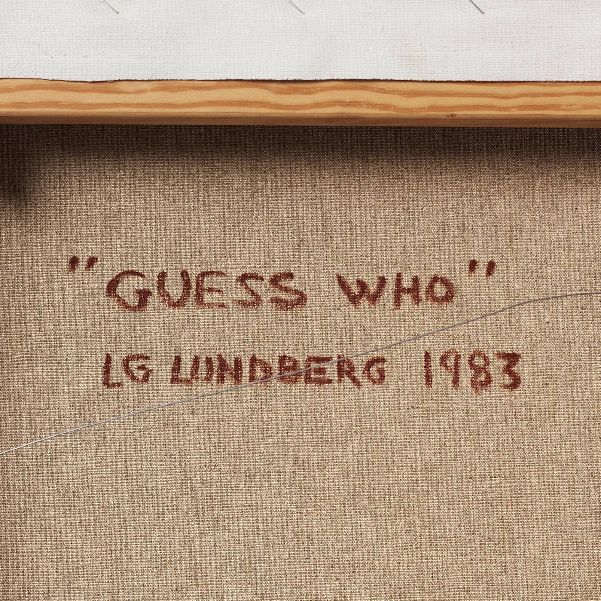 LG Lundberg, olja på duk signerad och daterad 1983 a tergo.