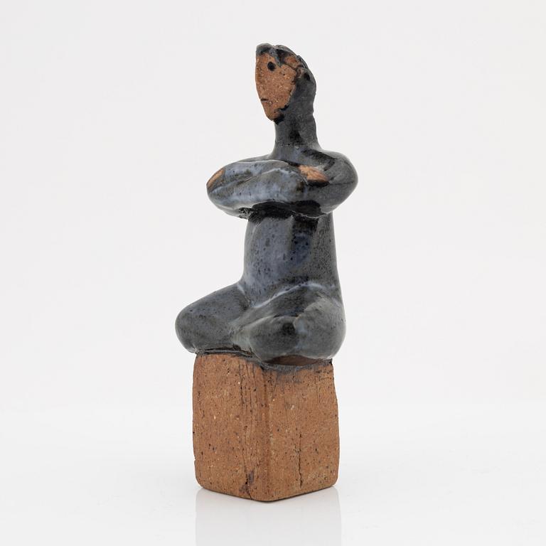 Lisa Larson, figurin, stengods, unik, signerad.