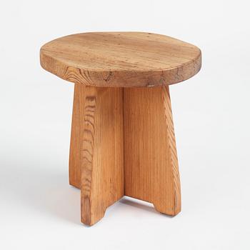 David Rosén, a pine stool 'Berga', Nordiska Kompaniet, Sweden 1930-1940s.