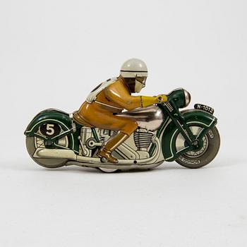 A Schuco Sport tinplate motorcycle 1930/40s.