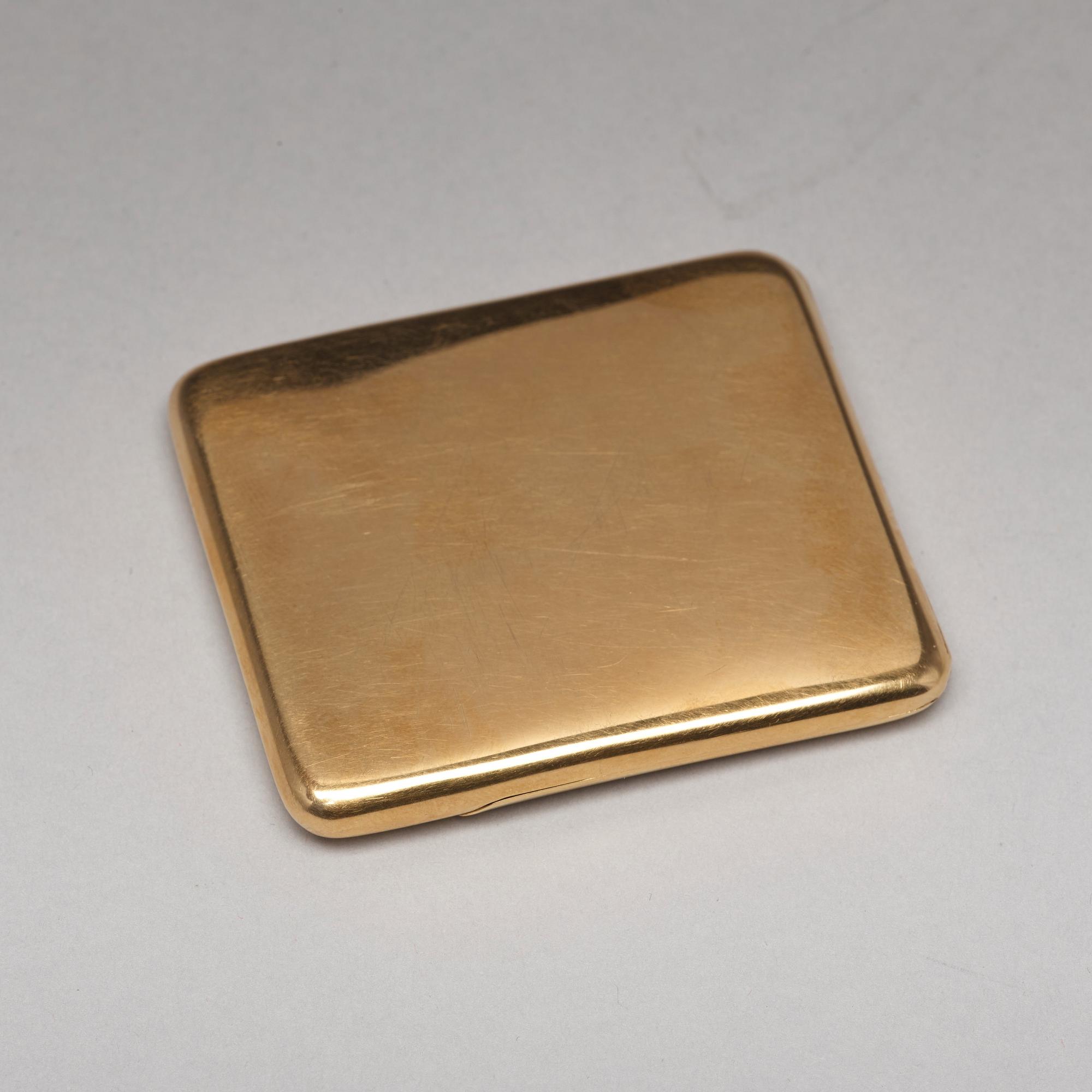 A Swedish 20th century 18ct gold case, mark of K. Andersson, Stockholm 1920.