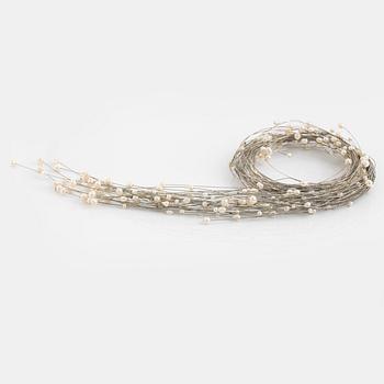 Collier, Sofia Björkman, stål med pärlor.