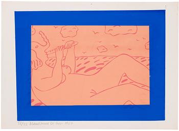 Marie-Louise Ekman, two serigraphs signed and dated 1967.