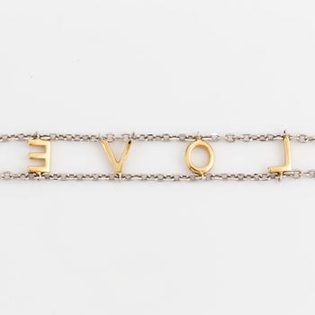 ARMBAND, 'Love' med åttkantslipade diamanter.