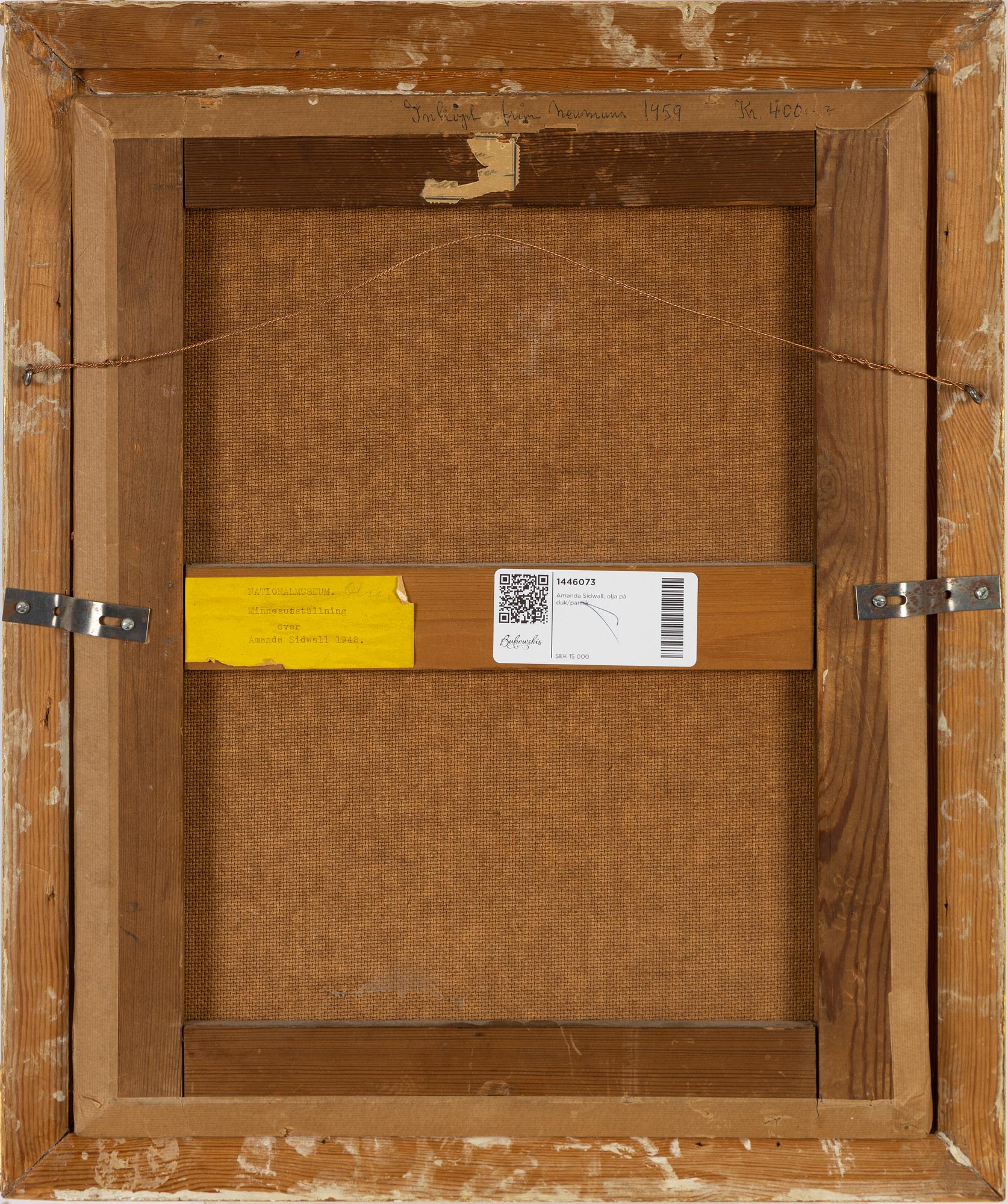 Amanda Sidwall, oil on canvas/panel.