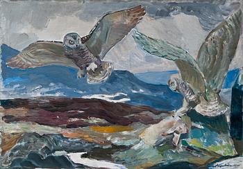 536. Lennart Segerstråle, SNOWY OWLS.