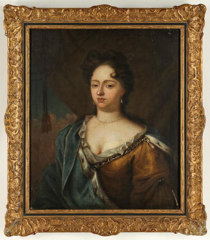 OKÄND KONSTNÄR, olja på duk, ej signerad, 1700-tal.