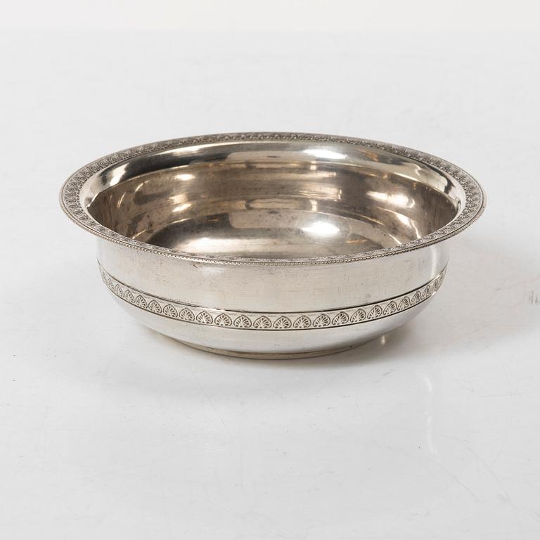 Six silver bowls, Egypt after 1946.