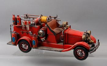 BRANDBILAR, 3 st, plåt, sent 1900-tal.