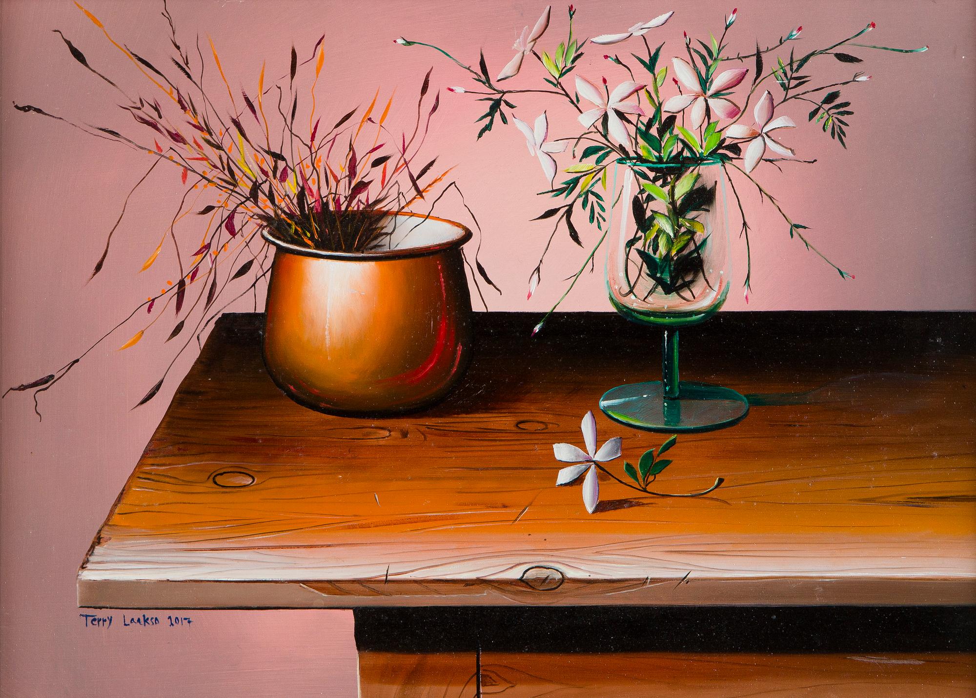Terry Laakso, "Blomma på bordet".