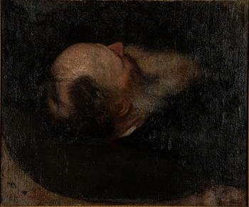 Unknown artist, 19th century, Reclining Man.