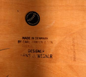 STOL, "Spisestolen", Hans J Wegner, Carl Hansen & Son.