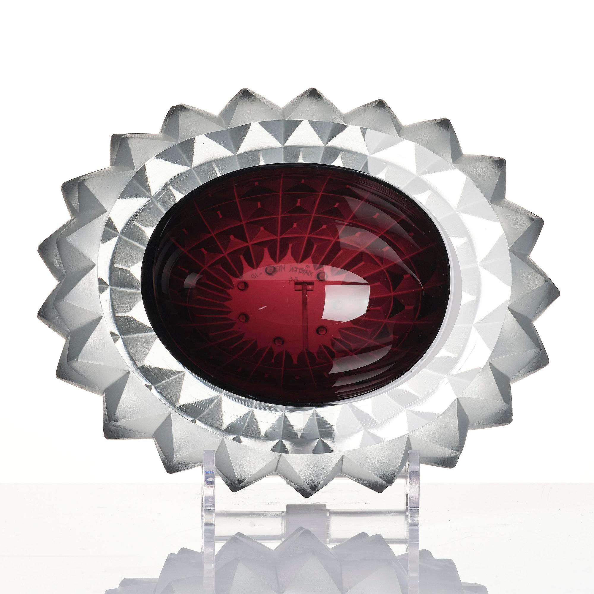 Mårten Medbo, skål, "Core", ed. 2/4, glas, Ajeto, Nový Bor, Tjeckien, 2010.