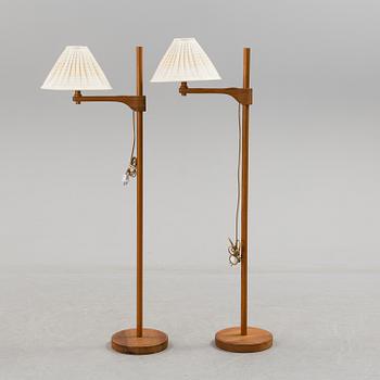 CARL MALMSTEN, a pair of "Staken" floorlights.